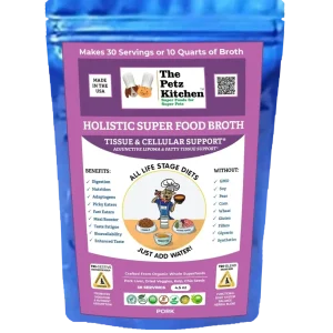 Super Dog Food Broth Tissue & Cellular Support For Dogs* The Petz Kitchen Lipoma & Tissue Support*
