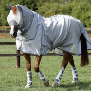 Super Lite Fly Rug with Surcingles Silver
