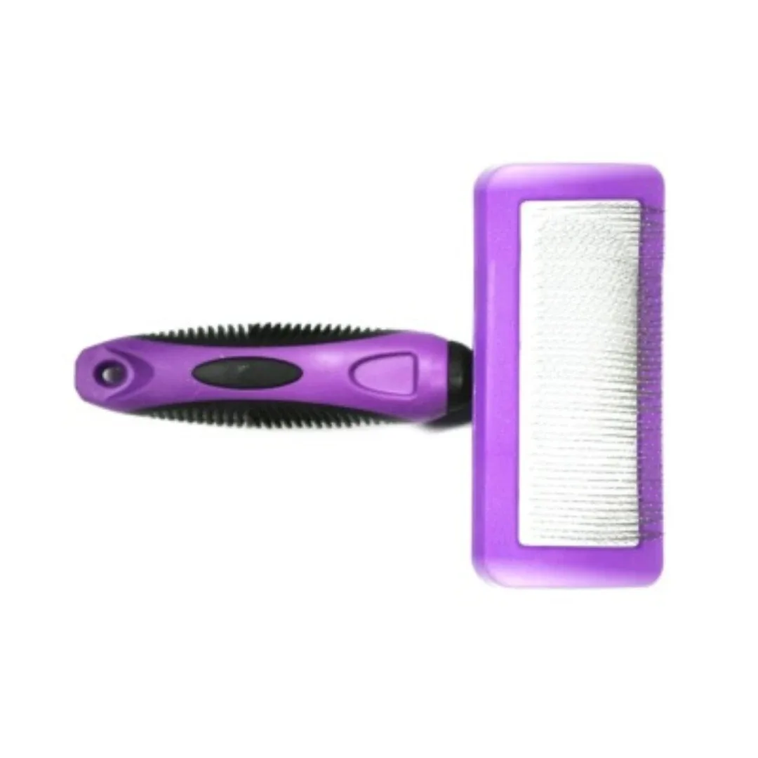 SureGrip Curved Slicker Brush for Dogs, Medium