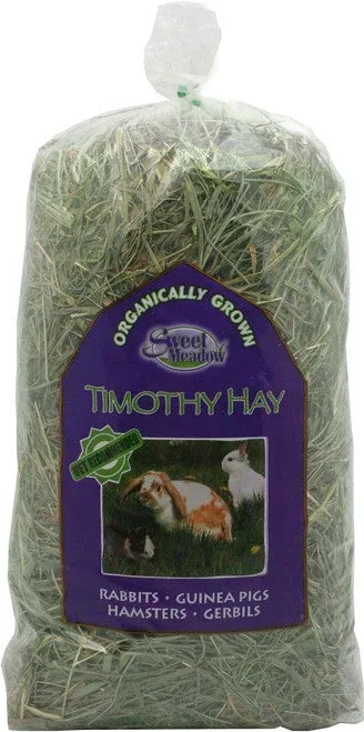 Sweet Meadow Farm 2nd Cut Organic Timothy Hay for Small Animals 20 oz - Image 2