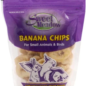 Sweet Meadow Farm Banana Chips Treat for Small Animals 5.75 oz