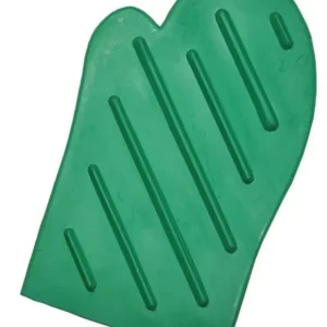 Swetnomor Rubber Grooming Glove Large Green