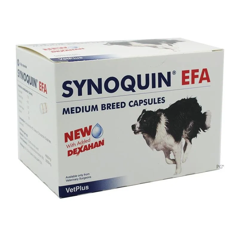 Synoquin EFA Capsules for Medium Dogs 20-50 lbs (10-25 kg) - 120 Pack - Image 2