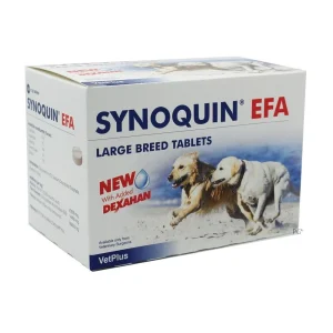 Synoquin EFA Tablets for Large Dogs Over 50 lbs (25 kg) - 120 Pack