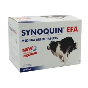 Synoquin EFA Tablets for Medium Dogs 20-50 lbs (10-25 kg) - 120 Pack