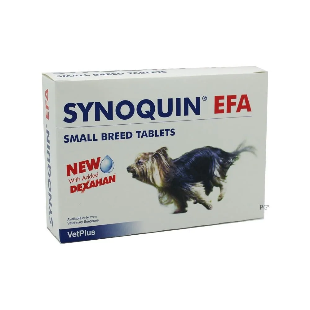 Synoquin EFA Tablets for Small Dogs Under 20 lbs (10 kg) - 90 Pack