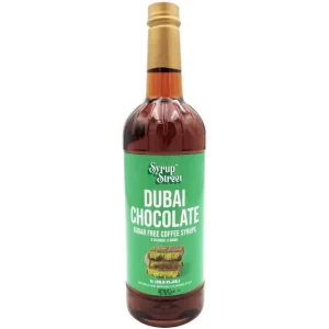 Syrup Street Zero Sugar Coffee Syrup Dubai Chocolate 33.8 oz.