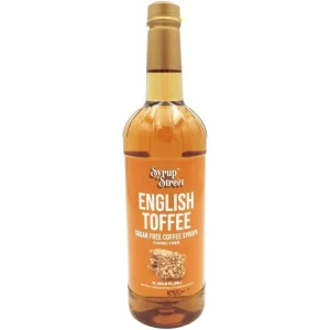 Syrup Street Zero Sugar Coffee Syrup English Toffee 33.8 oz.