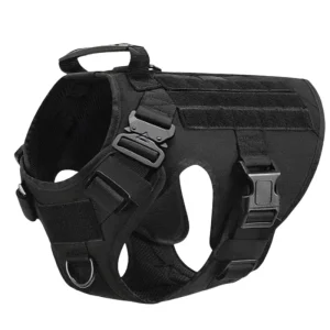 Tactical Nylon Dog Vest – Outdoor Training & Quick Release Harness