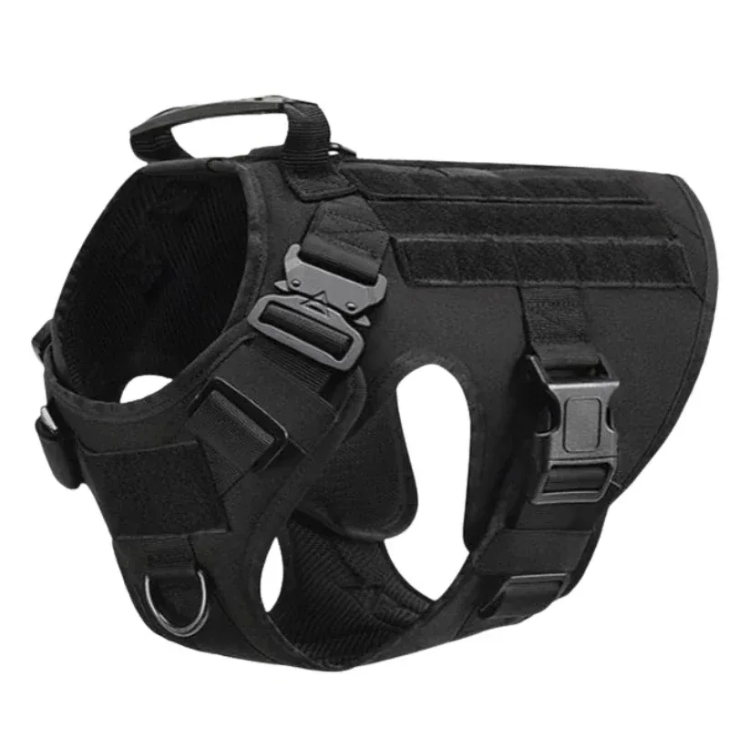 Tactical Nylon Dog Vest – Outdoor Training & Quick Release Harness