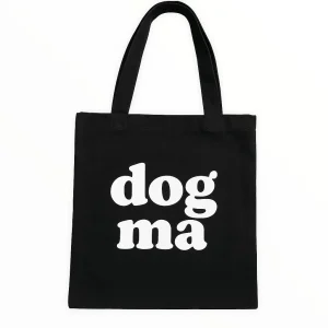 Talking Dog Club Dog Ma Carry All Tote Bag for Women (Black)