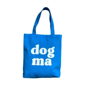 Talking Dog Club Dog Ma Carry All Tote Bag for Women (Blue)