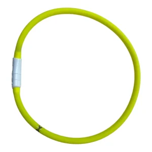 Talking Dog Club Flashing Light Collar for Dogs (Yellow)