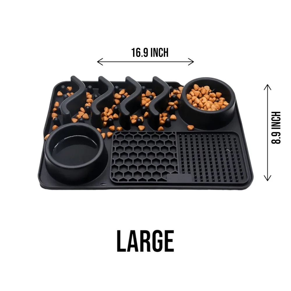 Talking Dog Club Lickables Lick Mat for Dogs and Cats (Black) - Image 2