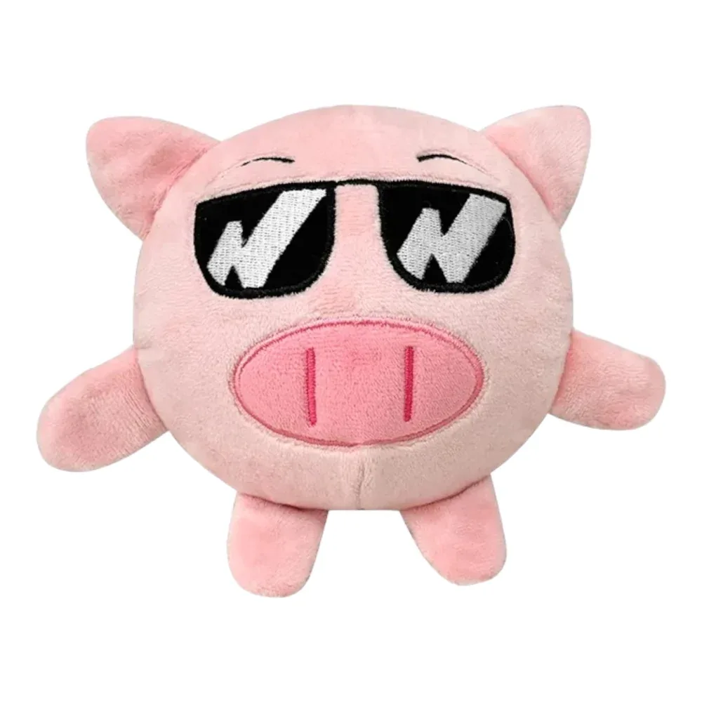 Talking Dog Club Pop A Pig Bouncy Plush Toy for Dogs (Pink)