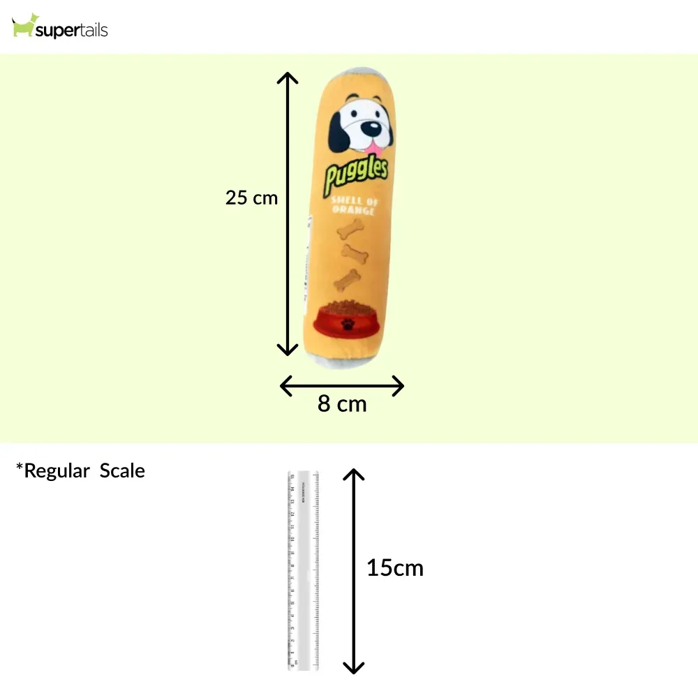 Talking Dog Club Puggles Plush Toy for Dogs (Yellow) - Image 2