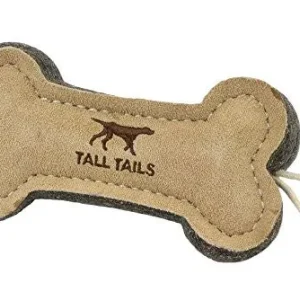 Tall Tails Dog Bone Natural Leather 6 Inches {L-x}