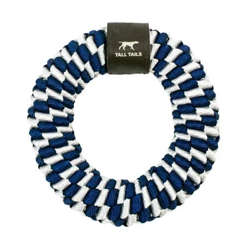 Tall Tails Dog Braided Ring Navy 6 Inches - Image 2