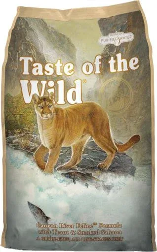 Taste of the Wild Canyon River Feline w/ Trout & Smoked Salmon 14lb {L-1}418413 - Image 2