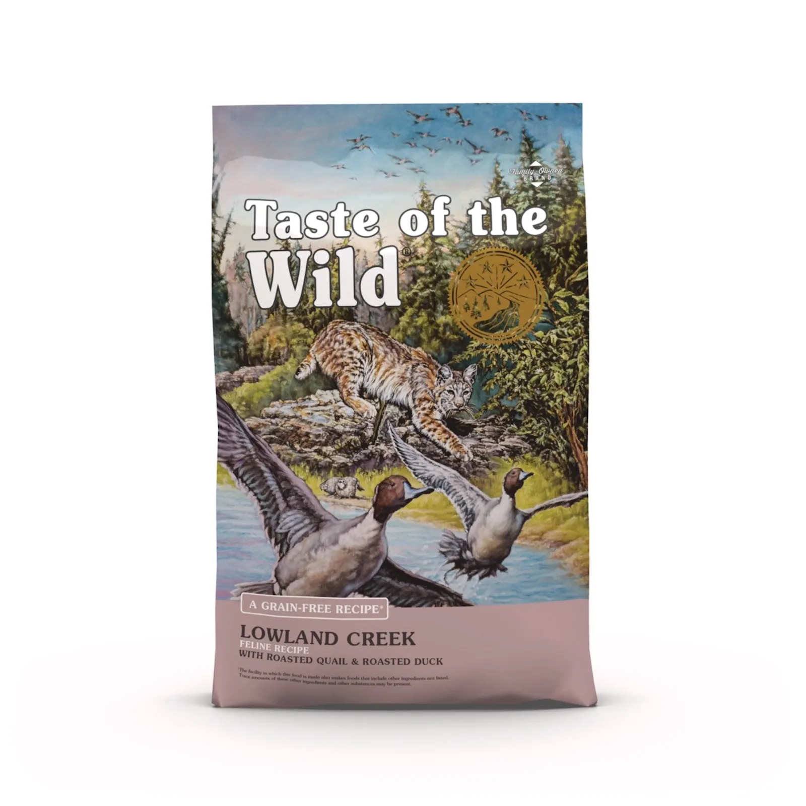 Taste of the Wild Lowland Creek Feline Recipe with Roasted Quail & Roasted Duck Dry Cat Food