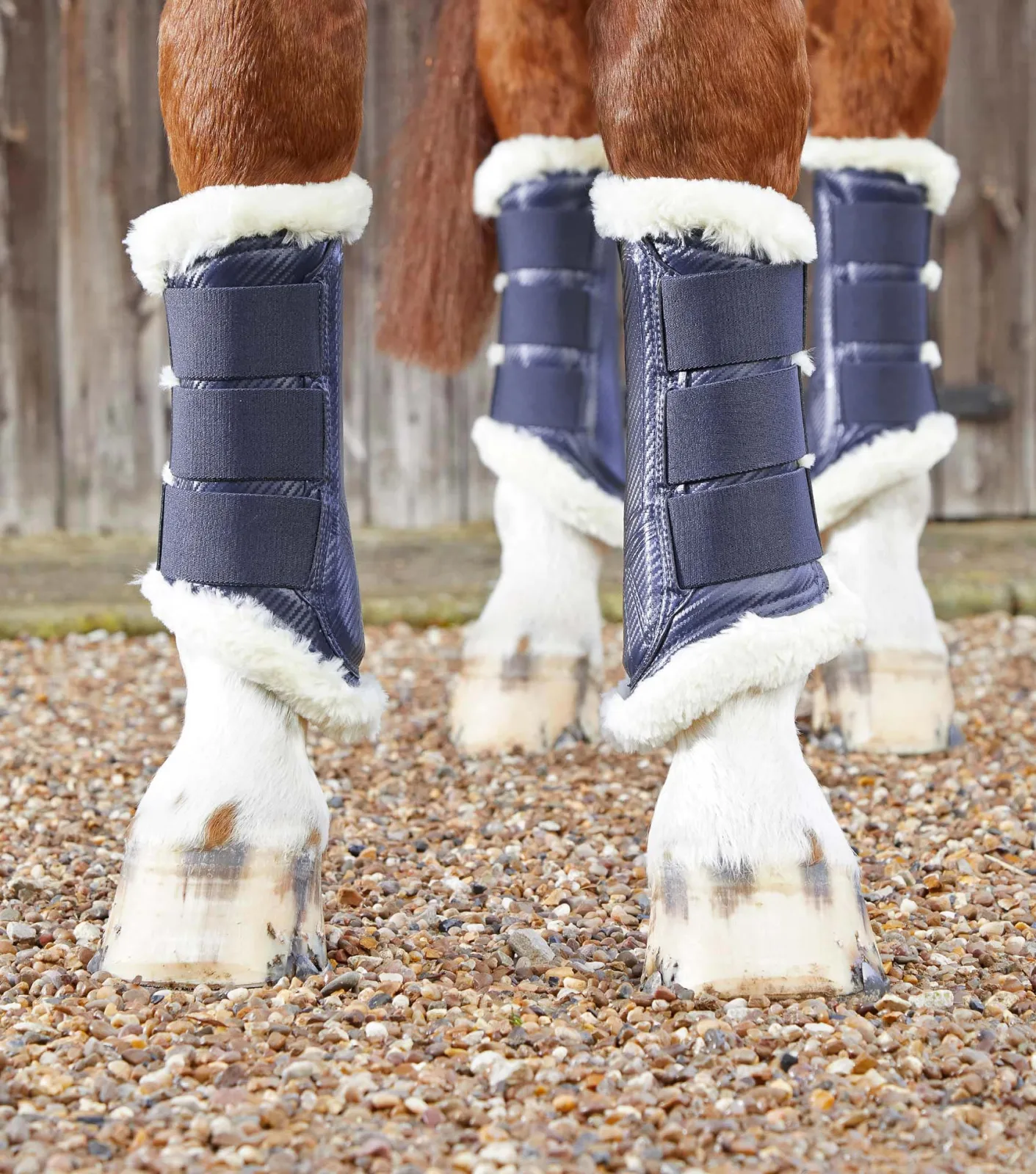 Techno Wool Brushing Boots Navy - Image 2