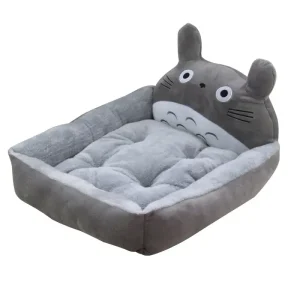 Teddy Cartoon Pet Bed – Washable Large Dog Mat