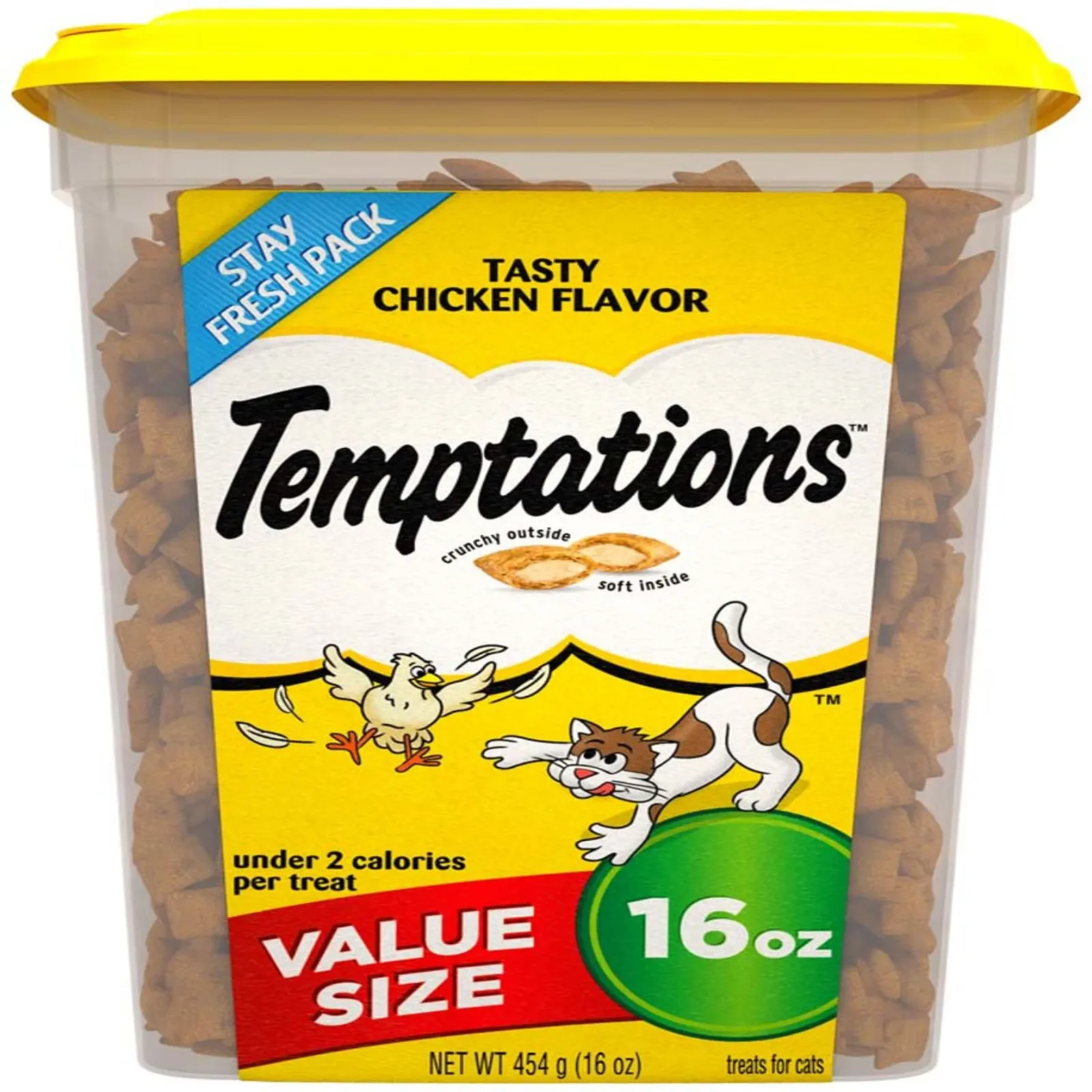 Temptations Classics Crunchy & Soft Adult Cat Treats Creamy Dairy, 6.3 oz