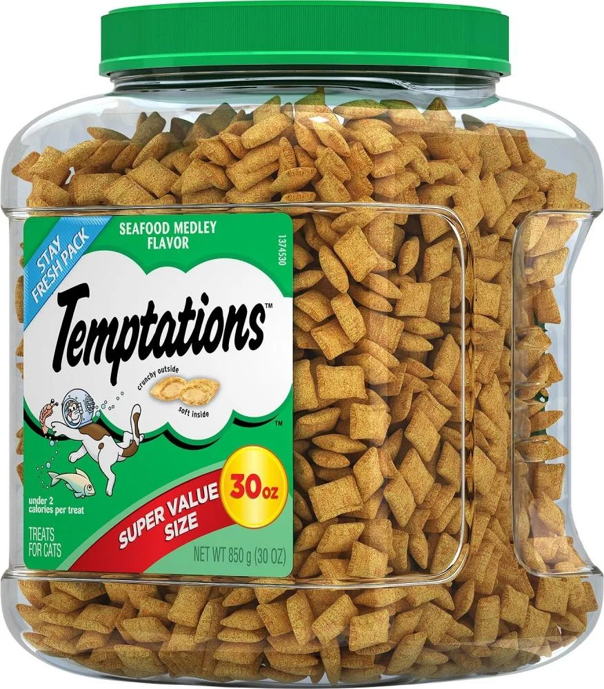 Temptations Seafood Medley Flavor Cat Treats - Image 2