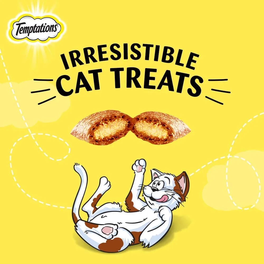 Temptations Seafood Medley Flavour, Tempting Tuna Flavour and Creamy Purrrr ee Chicken & Tuna Cat Treats Combo - Image 2