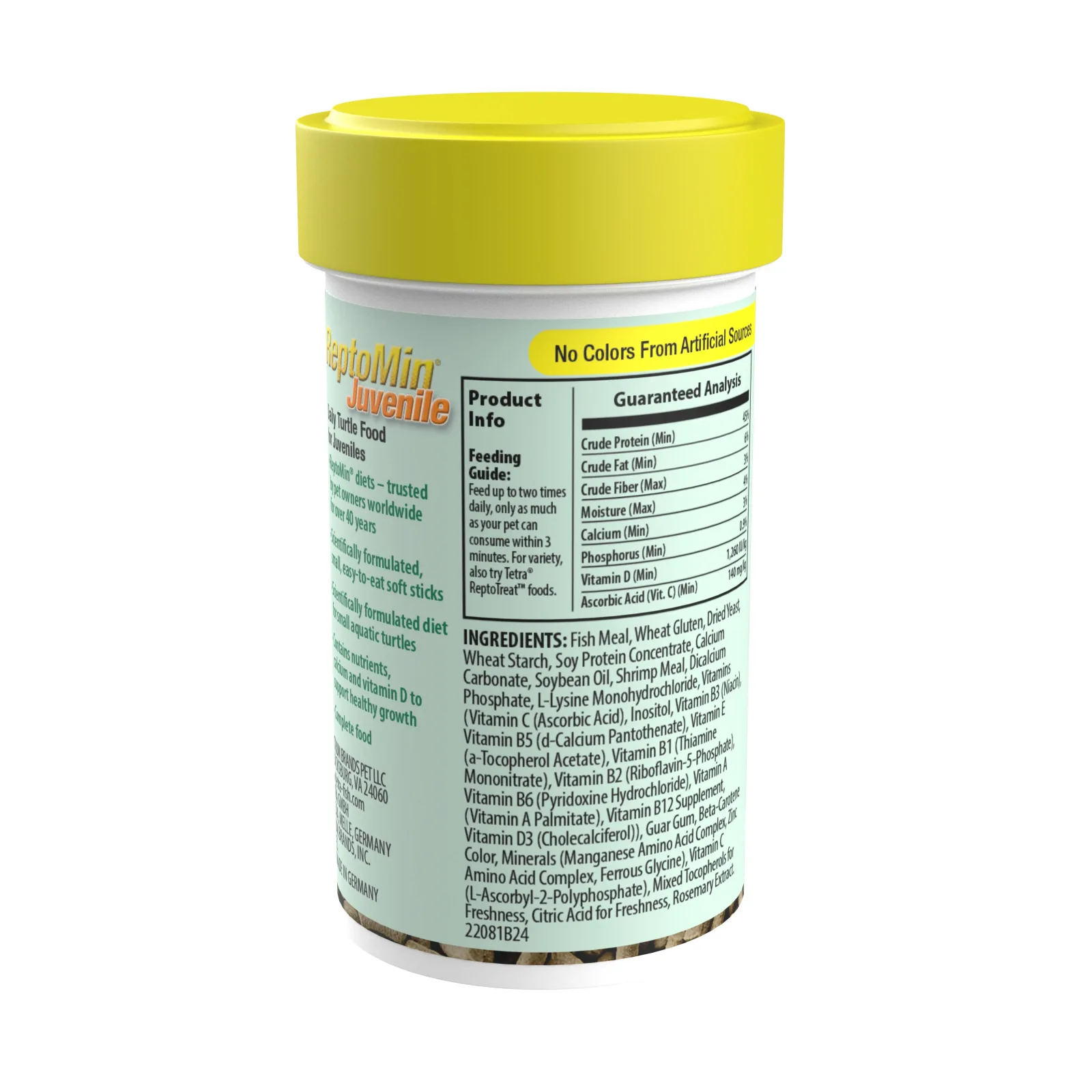 Tetra ReptoMin Juvenile Floating Food Sticks 0.92 Ounce, For Small Aquatic Turtles, Newts And Frogs - Image 2