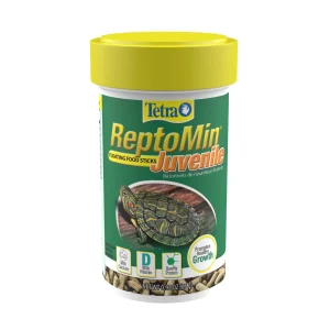 Tetra ReptoMin Juvenile Floating Food Sticks 0.92 Ounce, For Small Aquatic Turtles, Newts And Frogs