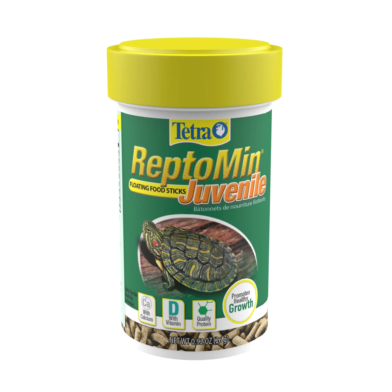 Tetra ReptoMin Juvenile Floating Food Sticks 0.92 Ounce, For Small Aquatic Turtles, Newts And Frogs