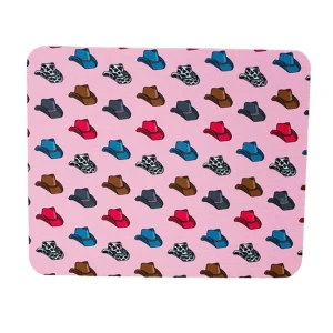 The Front Porch Label Pink Cowboy Hat Mouse Pad