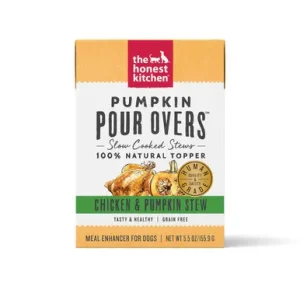 The Honest Kitchen Pumpkin Pour Overs Chicken & Pumpkin Stew Wet Dog Food Topper