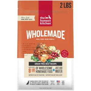 The Honest Kitchen WholeMade Grain Free Beef Recipe Dehydrated Dog Food