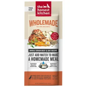 The Honest Kitchen WholeMade Whole Grain Beef & Oat Recipe Dehydrated Dog Food