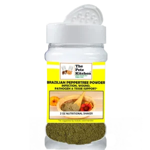 The Petz Kitchen Brazilian Peppertree Organic Powder - Infection, Wound & Pathogen Support for Dogs & Cats