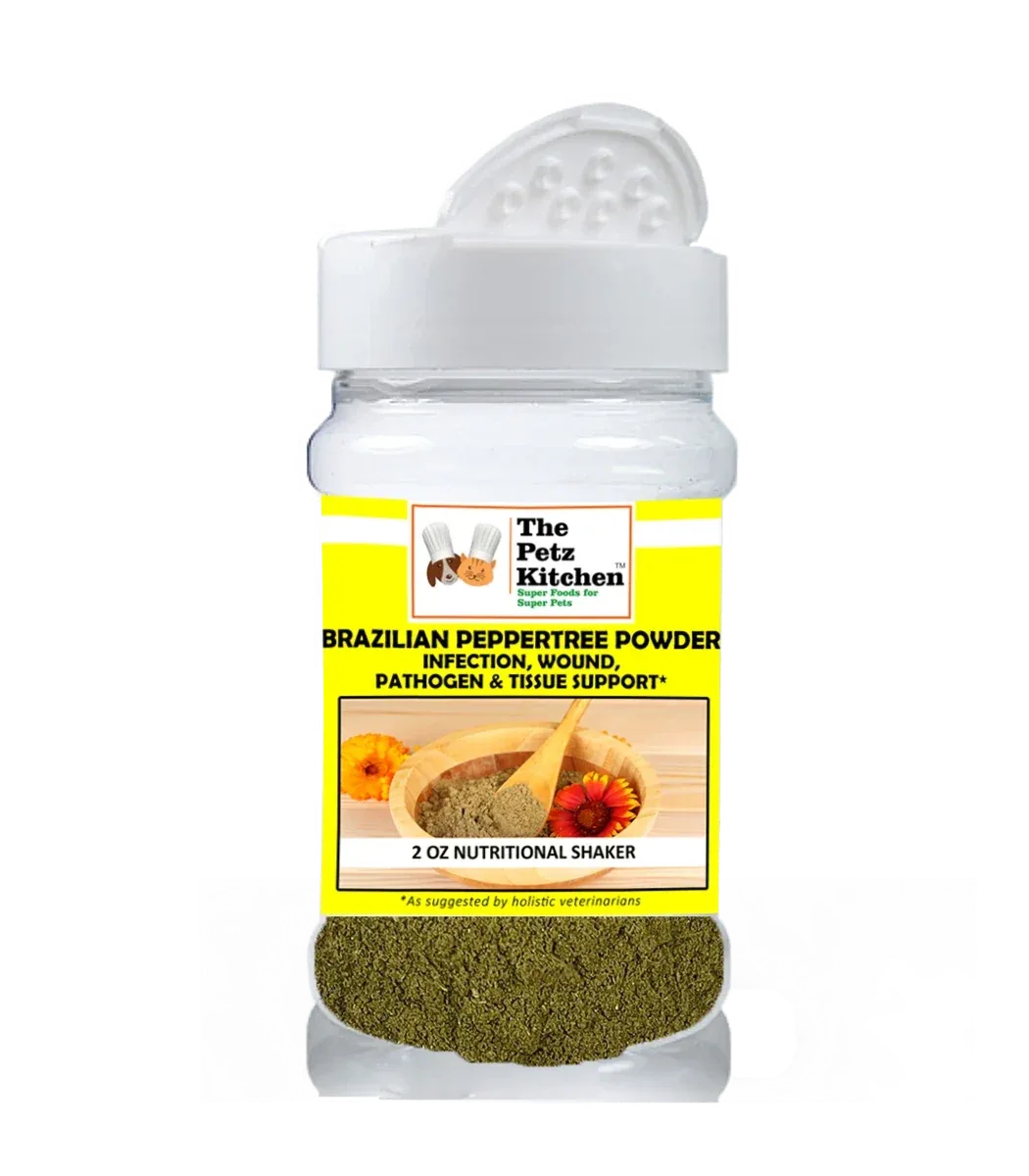 The Petz Kitchen Brazilian Peppertree Organic Powder - Infection, Wound & Pathogen Support for Dogs & Cats