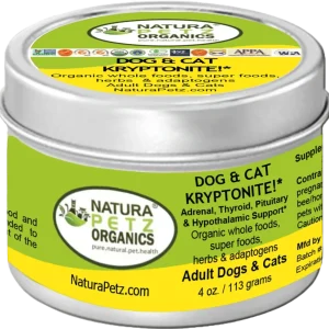The Petz Kitchen Dog & Cat Kryptonite Meal Topper - Adrenal, Thyroid & Endocrine Support for Dogs & Cats