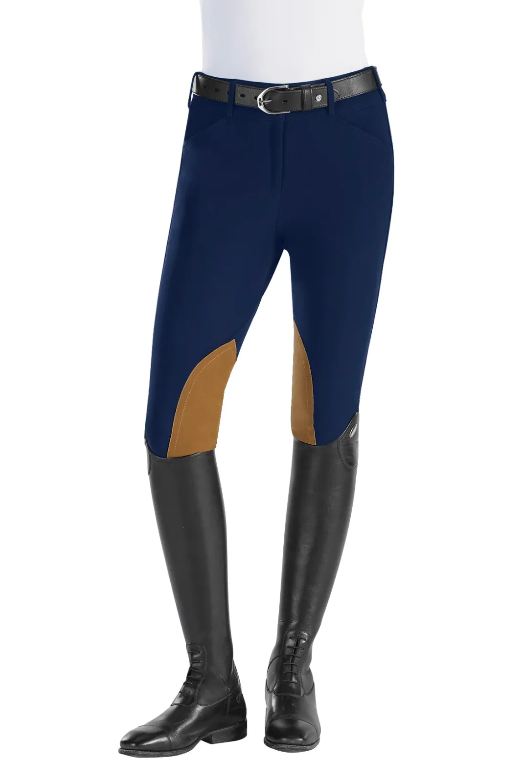 THE TAILORED SPORTSMAN™ Ladies’ Techno Lightweight Knee-Patch Front-Zip Breech - Image 2