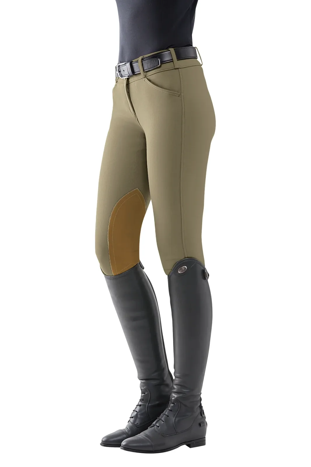 THE TAILORED SPORTSMAN™ Mid-Rise Vintage Patch Breech with Sock Bottoms