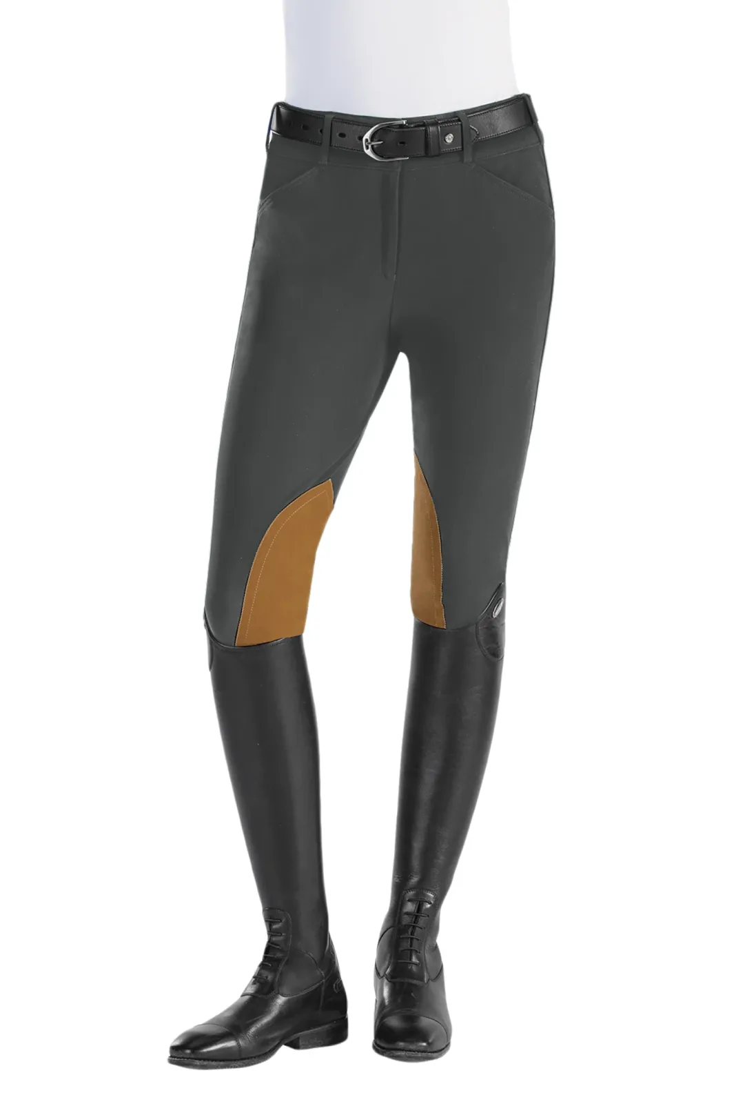 The Tailored Sportsman™ Techno Front-Zip Mid-Rise Clarino™ Knee Patch