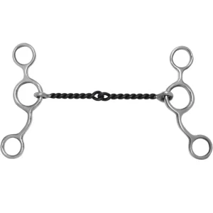 Thin Twisted Sweet Iron Jr Cowhorse Gag Bit 5