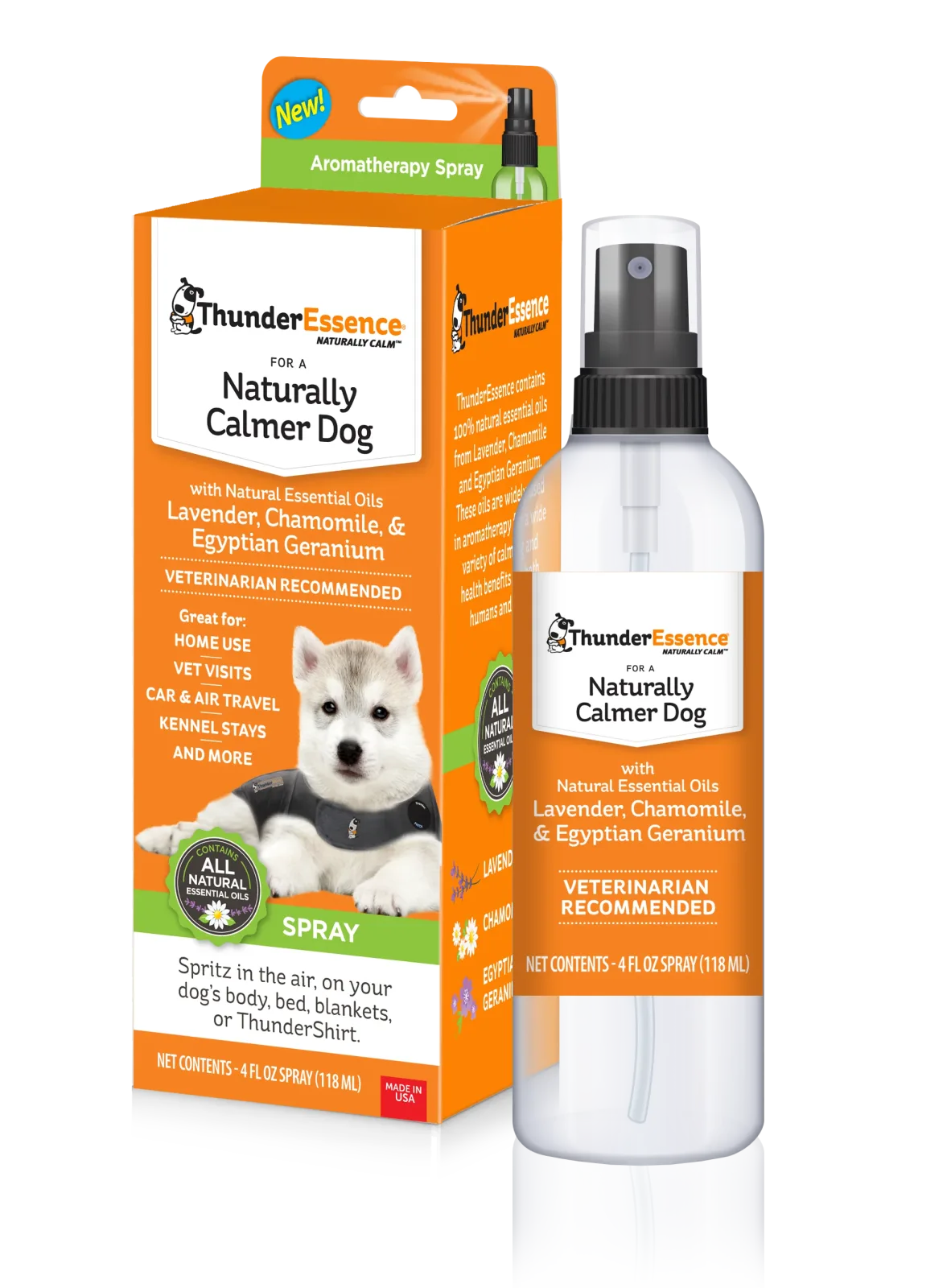 ThunderWorks ThunderEssence Calming Essential Oil Spray for Dogs