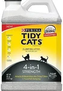 Tidy Cats Four-in-One Strength Litter 2/20lb Jug {l-1} 702038