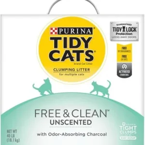 Tidy Cats Free & Clean Litter Box 40lb {L-1}702122