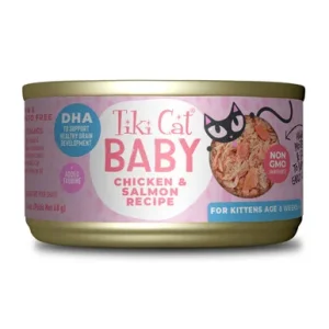 Tiki Cat Baby Chicken & Salmon Recipe Canned Kitten Food