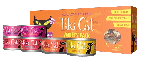 Tiki Cat King Kamehameha Variety Pack 12/2.8 oz. {L+1x} 759124