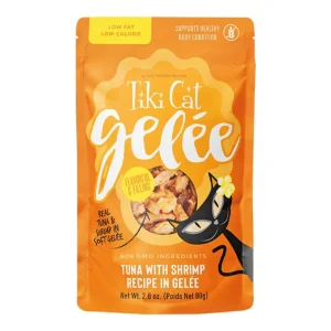 Tiki Cat Luau Lean Gelee Tuna & Shrimp Wet Cat Food, 2.8 oz each, Case of 12