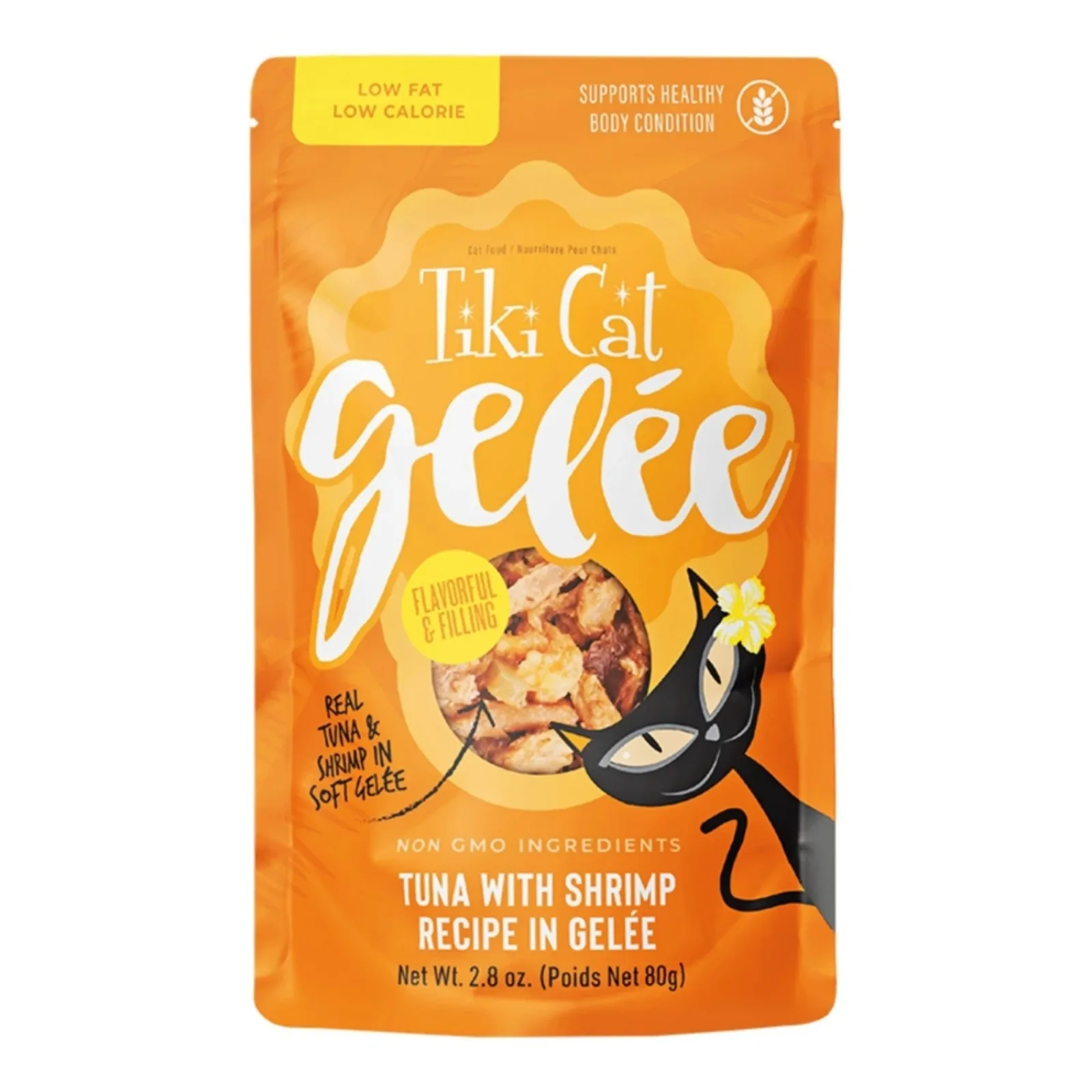 Tiki Cat Luau Lean Gelee Tuna & Shrimp Wet Cat Food, 2.8 oz each, Case of 12